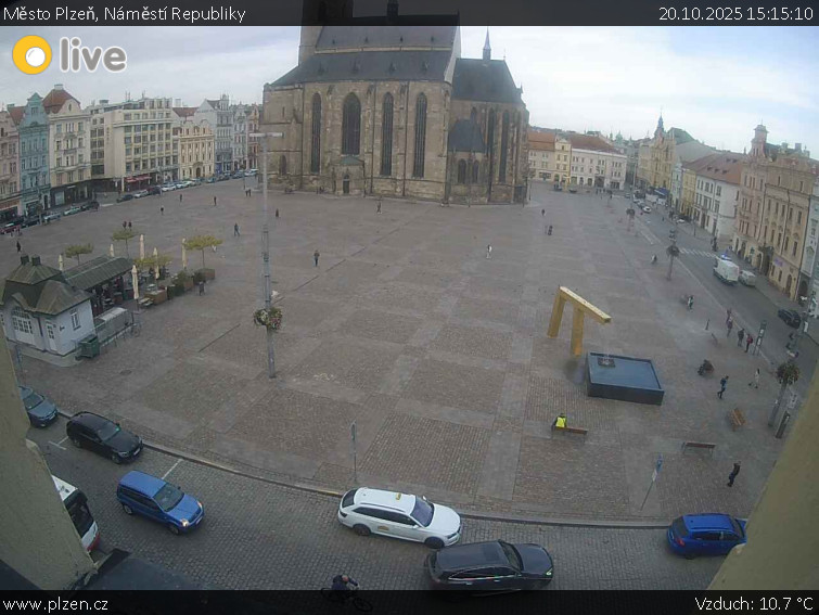 Město Plzeň - Náměstí Republiky - 20.10.2025 v 15:15 Město Plzeň - Náměstí Republiky - 20.10.2025 v 15:15