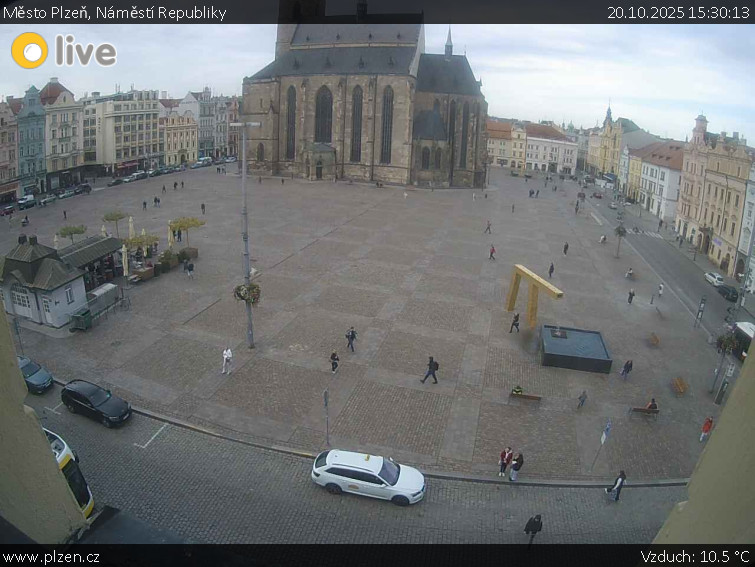 Město Plzeň - Náměstí Republiky - 20.10.2025 v 15:30 Město Plzeň - Náměstí Republiky - 20.10.2025 v 15:30