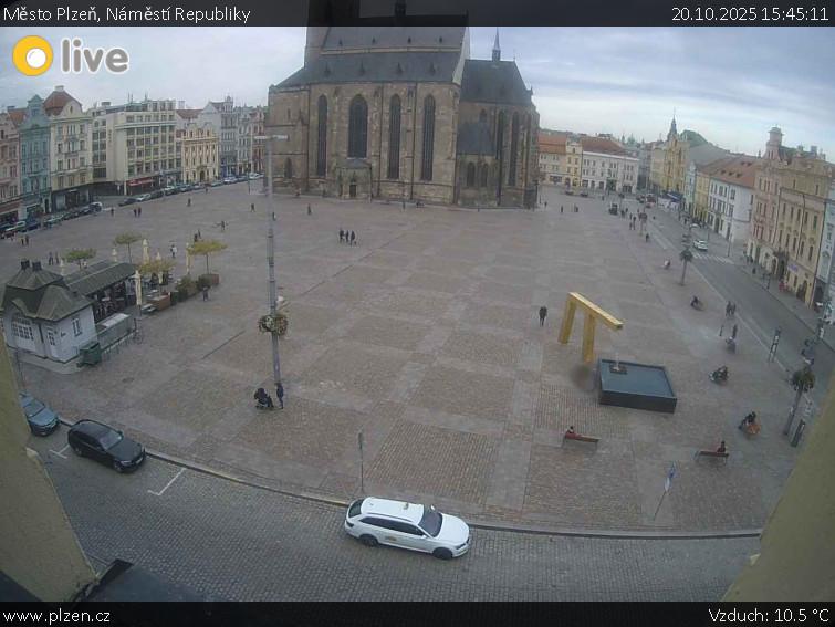 Město Plzeň - Náměstí Republiky - 20.10.2025 v 15:45 Město Plzeň - Náměstí Republiky - 20.10.2025 v 15:45