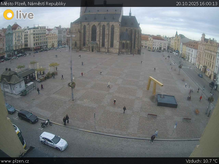 Město Plzeň - Náměstí Republiky - 20.10.2025 v 16:00 Město Plzeň - Náměstí Republiky - 20.10.2025 v 16:00