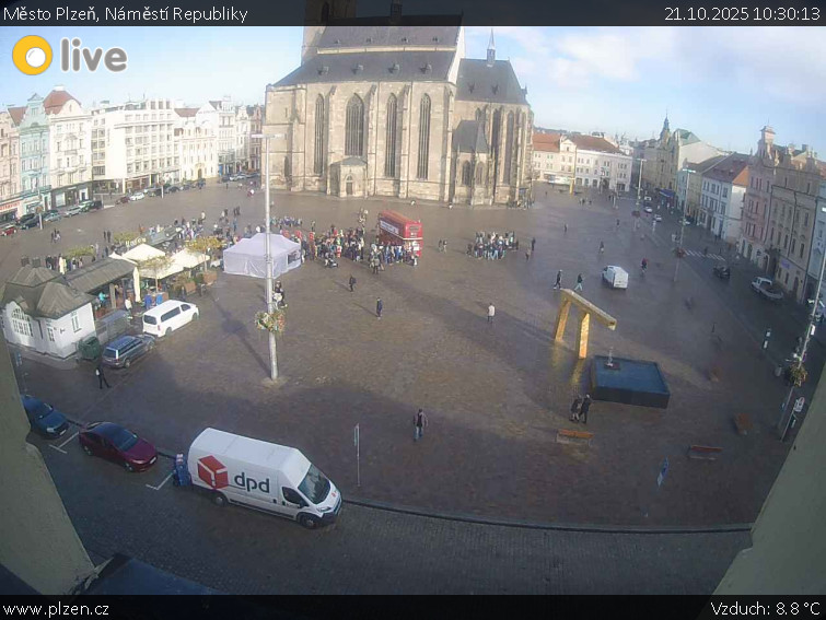 Město Plzeň - Náměstí Republiky - 21.10.2025 v 10:30 Město Plzeň - Náměstí Republiky - 21.10.2025 v 10:30