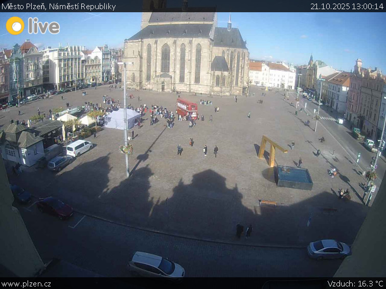 Město Plzeň - Náměstí Republiky - 21.10.2025 v 13:00 Město Plzeň - Náměstí Republiky - 21.10.2025 v 13:00