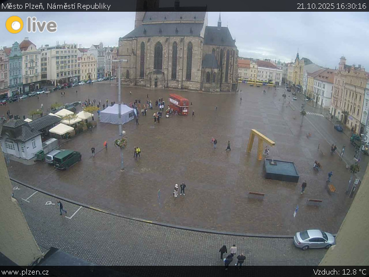Město Plzeň - Náměstí Republiky - 21.10.2025 v 16:30 Město Plzeň - Náměstí Republiky - 21.10.2025 v 16:30