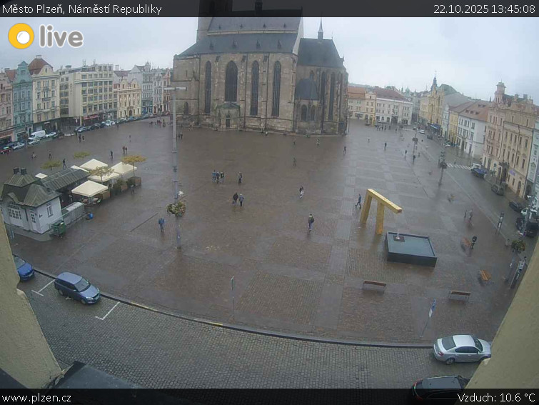Město Plzeň - Náměstí Republiky - 22.10.2025 v 13:45 Město Plzeň - Náměstí Republiky - 22.10.2025 v 13:45