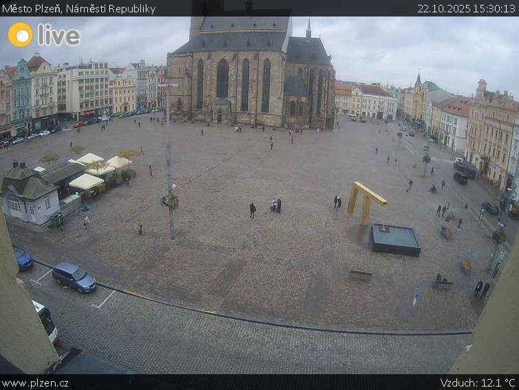Město Plzeň - Náměstí Republiky - 22.10.2025 v 15:30 Město Plzeň - Náměstí Republiky - 22.10.2025 v 15:30