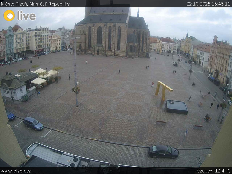 Město Plzeň - Náměstí Republiky - 22.10.2025 v 15:45 Město Plzeň - Náměstí Republiky - 22.10.2025 v 15:45