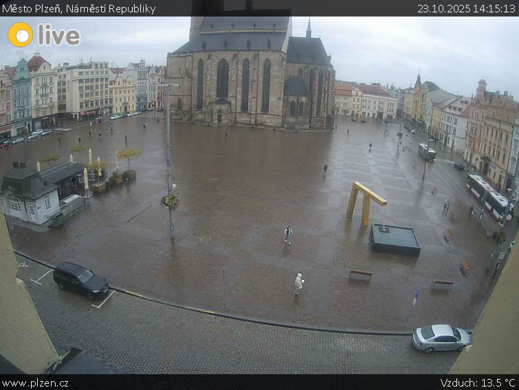 Město Plzeň - Náměstí Republiky - 23.10.2025 v 14:15 Město Plzeň - Náměstí Republiky - 23.10.2025 v 14:15