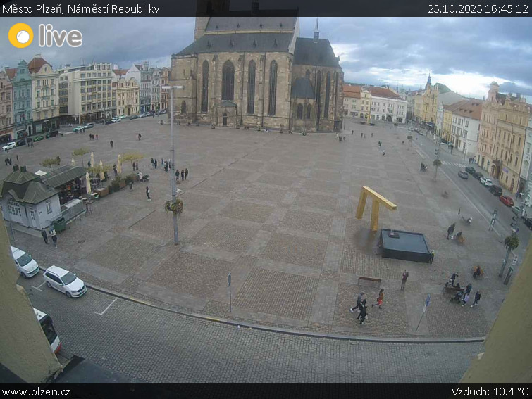 Město Plzeň - Náměstí Republiky - 25.10.2025 v 16:45 Město Plzeň - Náměstí Republiky - 25.10.2025 v 16:45