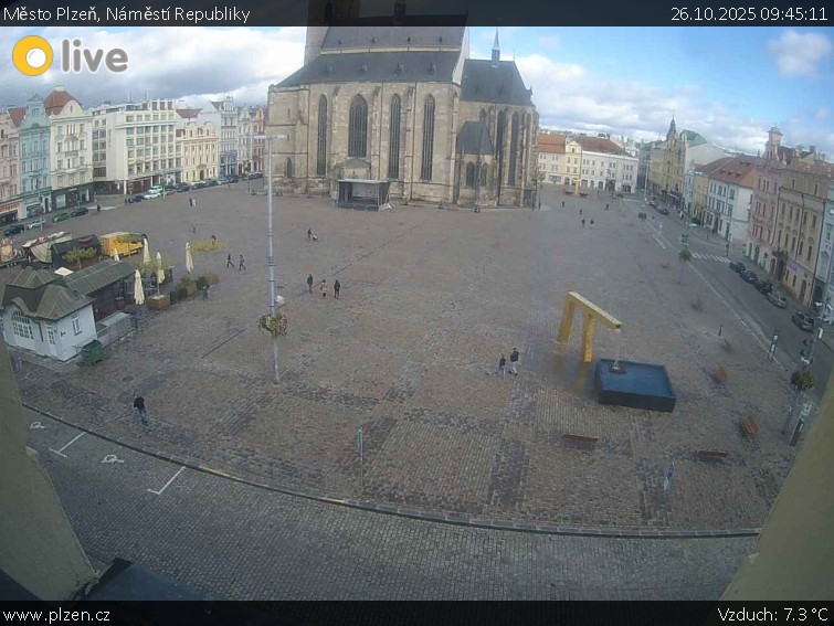 Město Plzeň - Náměstí Republiky - 26.10.2025 v 09:45 Město Plzeň - Náměstí Republiky - 26.10.2025 v 09:45