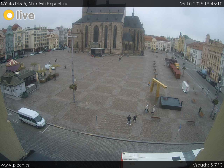 Město Plzeň - Náměstí Republiky - 26.10.2025 v 13:45 Město Plzeň - Náměstí Republiky - 26.10.2025 v 13:45