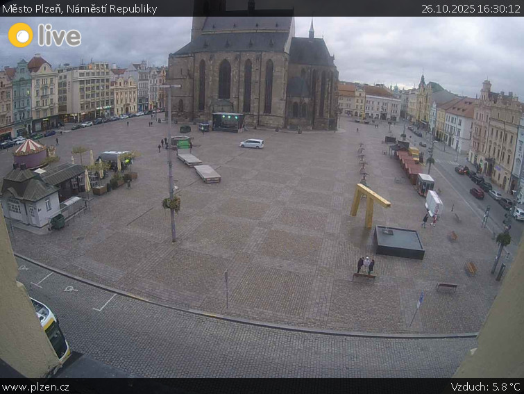Město Plzeň - Náměstí Republiky - 26.10.2025 v 16:30 Město Plzeň - Náměstí Republiky - 26.10.2025 v 16:30