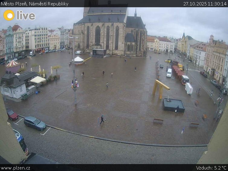 Město Plzeň - Náměstí Republiky - 27.10.2025 v 11:30 Město Plzeň - Náměstí Republiky - 27.10.2025 v 11:30