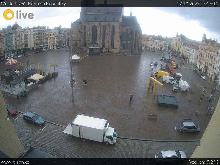 Město Plzeň - Náměstí Republiky - 27.10.2025 v 15:15 Město Plzeň - Náměstí Republiky - 27.10.2025 v 15:15
