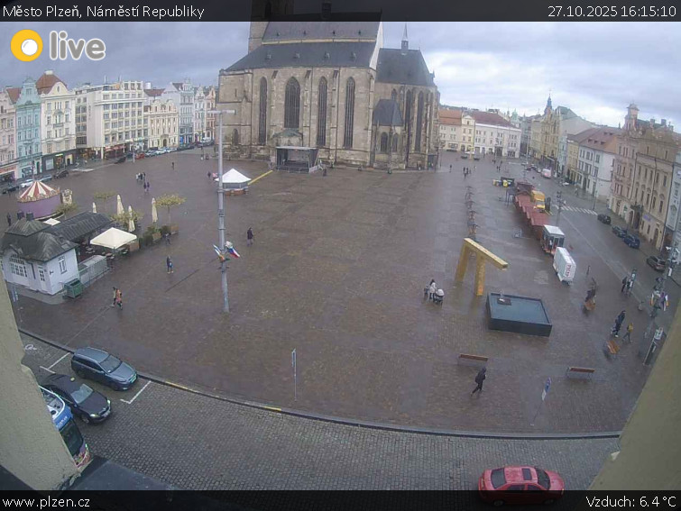 Město Plzeň - Náměstí Republiky - 27.10.2025 v 16:15 Město Plzeň - Náměstí Republiky - 27.10.2025 v 16:15