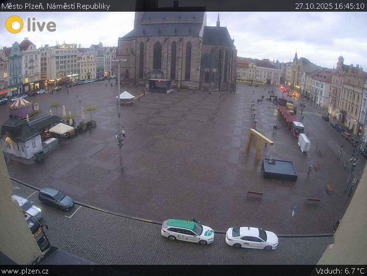 Město Plzeň - Náměstí Republiky - 27.10.2025 v 16:45 Město Plzeň - Náměstí Republiky - 27.10.2025 v 16:45