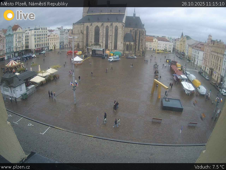 Město Plzeň - Náměstí Republiky - 28.10.2025 v 11:15 Město Plzeň - Náměstí Republiky - 28.10.2025 v 11:15