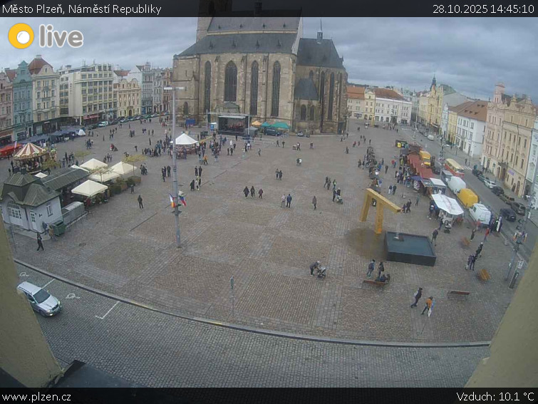 Město Plzeň - Náměstí Republiky - 28.10.2025 v 14:45 Město Plzeň - Náměstí Republiky - 28.10.2025 v 14:45
