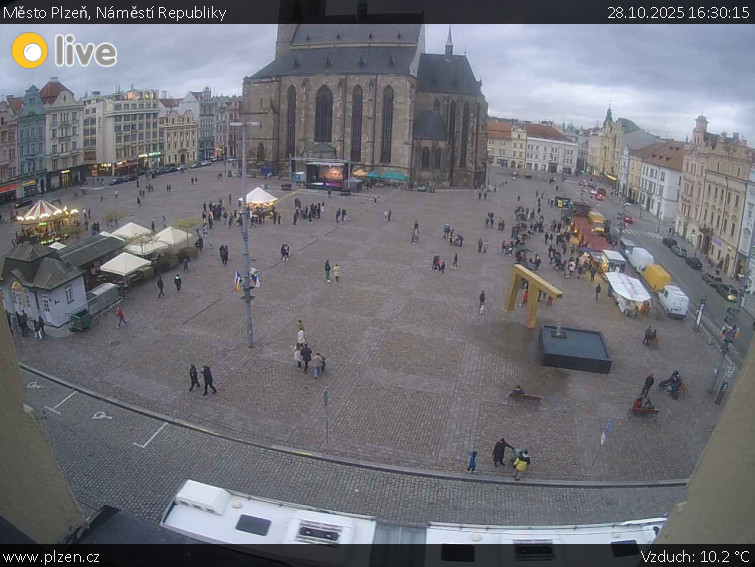 Město Plzeň - Náměstí Republiky - 28.10.2025 v 16:30 Město Plzeň - Náměstí Republiky - 28.10.2025 v 16:30