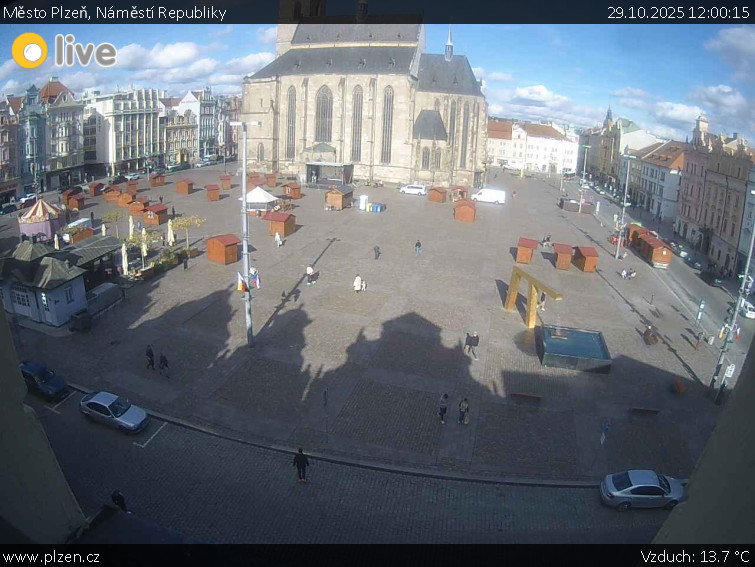 Město Plzeň - Náměstí Republiky - 29.10.2025 v 12:00 Město Plzeň - Náměstí Republiky - 29.10.2025 v 12:00