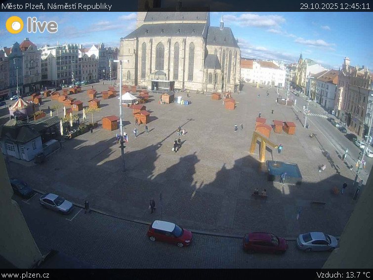 Město Plzeň - Náměstí Republiky - 29.10.2025 v 12:45 Město Plzeň - Náměstí Republiky - 29.10.2025 v 12:45