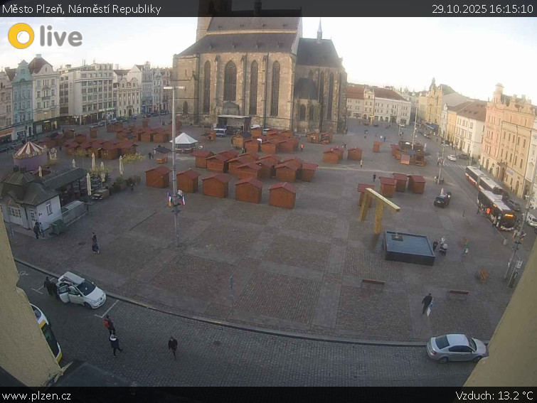 Město Plzeň - Náměstí Republiky - 29.10.2025 v 16:15 Město Plzeň - Náměstí Republiky - 29.10.2025 v 16:15