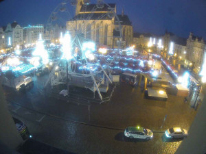 Město Plzeň - Náměstí Republiky - 5.12.2025 v 07:15 Město Plzeň - Náměstí Republiky - 5.12.2025 v 07:15