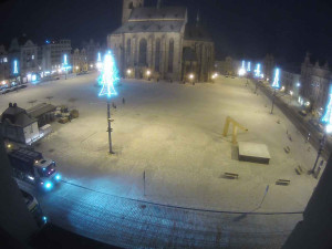 Město Plzeň - Náměstí Republiky - 8.1.2026 v 07:15 Město Plzeň - Náměstí Republiky - 8.1.2026 v 07:15