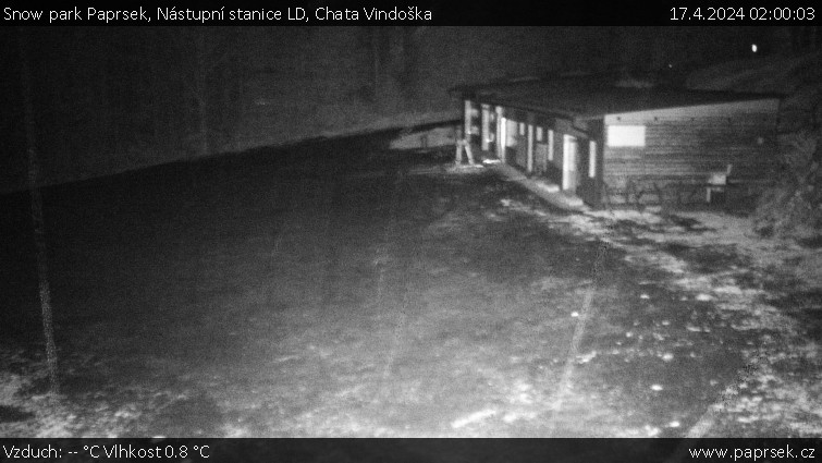 Snow park Paprsek - Nástupní stanice LD, Chata Vindoška - 17.4.2024 v 02:00