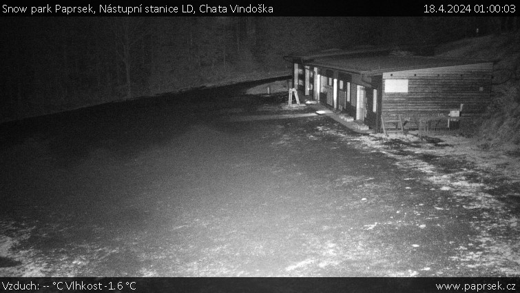 Snow park Paprsek - Nástupní stanice LD, Chata Vindoška - 18.4.2024 v 01:00