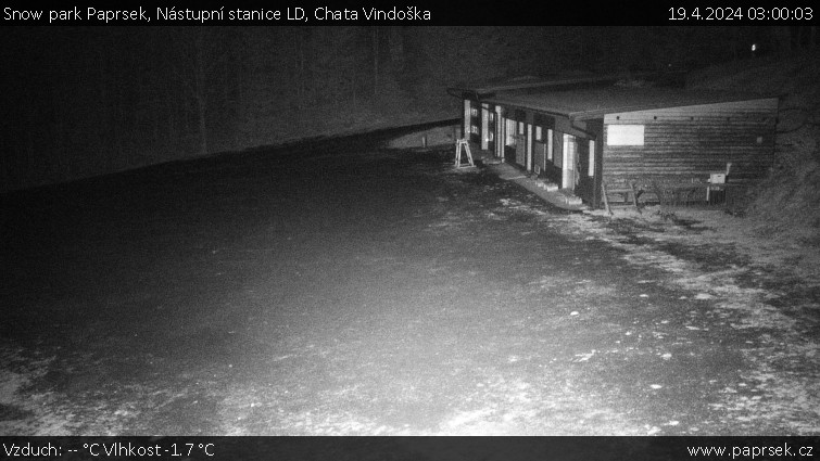 Snow park Paprsek - Nástupní stanice LD, Chata Vindoška - 19.4.2024 v 03:00