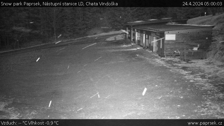 Snow park Paprsek - Nástupní stanice LD, Chata Vindoška - 24.4.2024 v 05:00