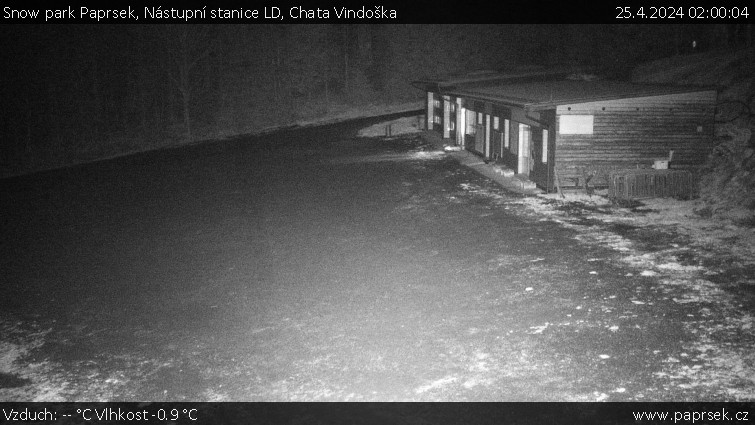 Snow park Paprsek - Nástupní stanice LD, Chata Vindoška - 25.4.2024 v 02:00