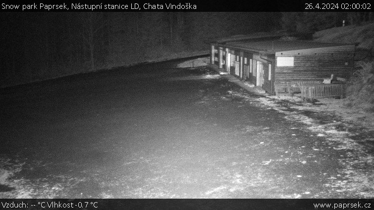 Snow park Paprsek - Nástupní stanice LD, Chata Vindoška - 26.4.2024 v 02:00
