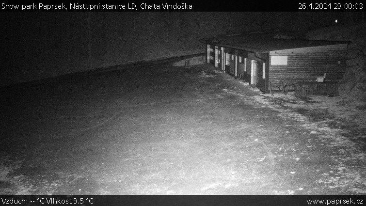 Snow park Paprsek - Nástupní stanice LD, Chata Vindoška - 26.4.2024 v 23:00