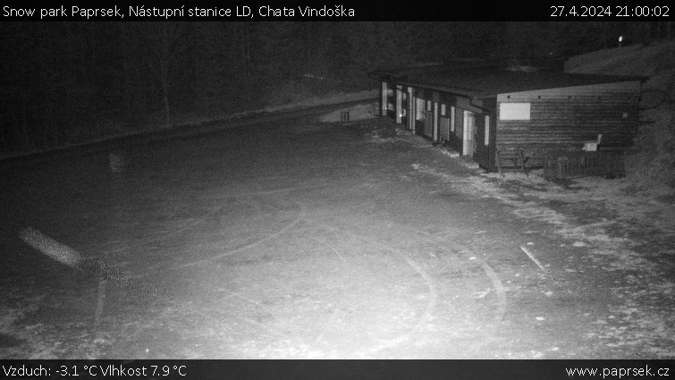 Snow park Paprsek - Nástupní stanice LD, Chata Vindoška - 27.4.2024 v 21:00