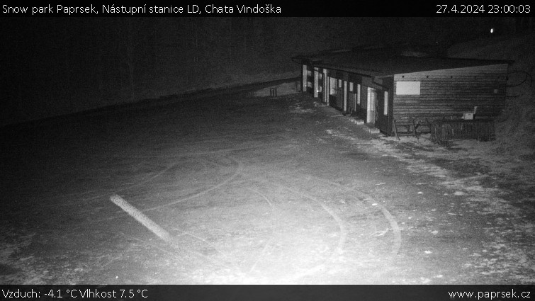 Snow park Paprsek - Nástupní stanice LD, Chata Vindoška - 27.4.2024 v 23:00