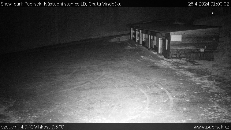 Snow park Paprsek - Nástupní stanice LD, Chata Vindoška - 28.4.2024 v 01:00