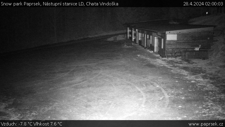 Snow park Paprsek - Nástupní stanice LD, Chata Vindoška - 28.4.2024 v 02:00