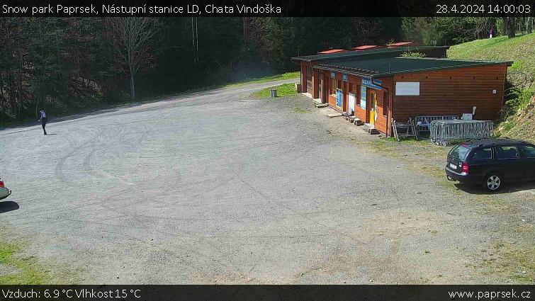 Snow park Paprsek - Nástupní stanice LD, Chata Vindoška - 28.4.2024 v 14:00