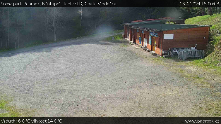 Snow park Paprsek - Nástupní stanice LD, Chata Vindoška - 28.4.2024 v 16:00