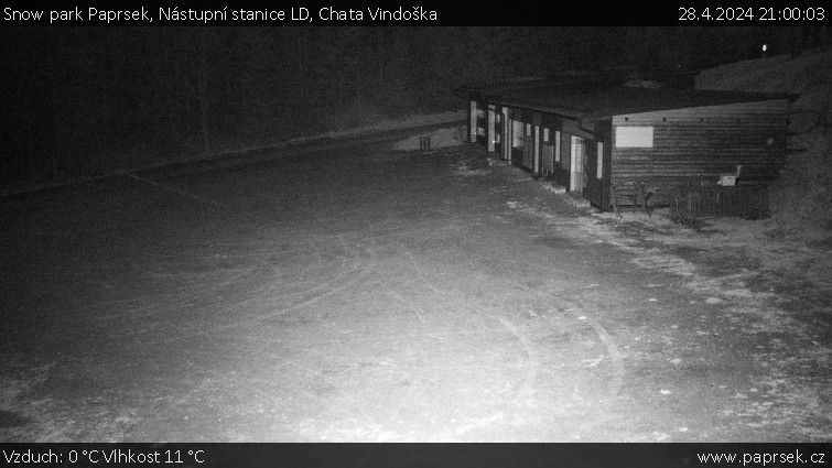 Snow park Paprsek - Nástupní stanice LD, Chata Vindoška - 28.4.2024 v 21:00