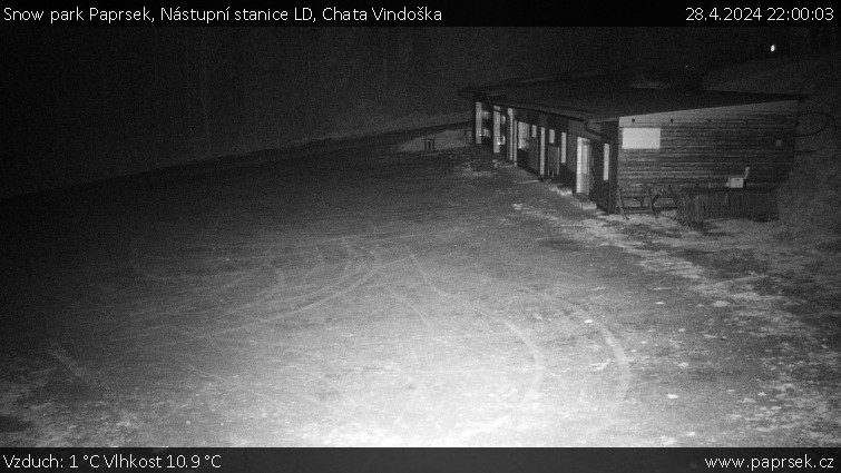 Snow park Paprsek - Nástupní stanice LD, Chata Vindoška - 28.4.2024 v 22:00