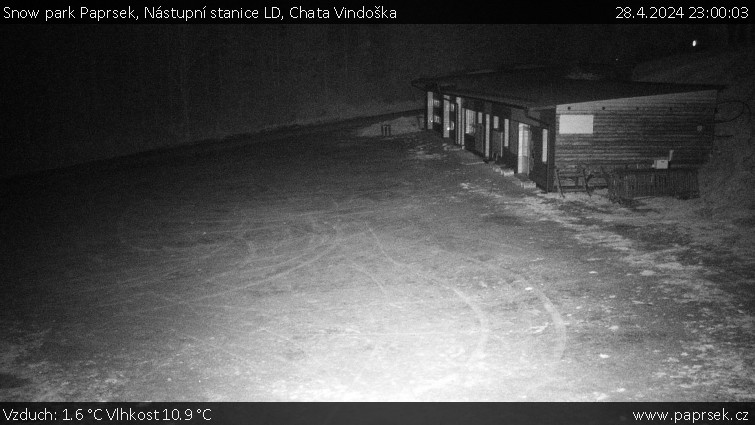 Snow park Paprsek - Nástupní stanice LD, Chata Vindoška - 28.4.2024 v 23:00