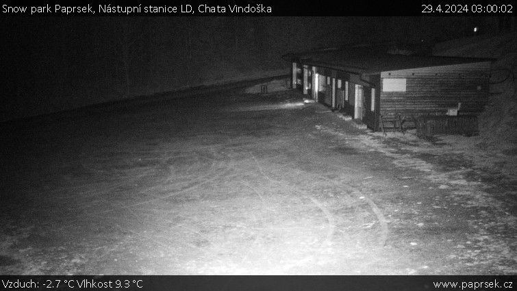 Snow park Paprsek - Nástupní stanice LD, Chata Vindoška - 29.4.2024 v 03:00