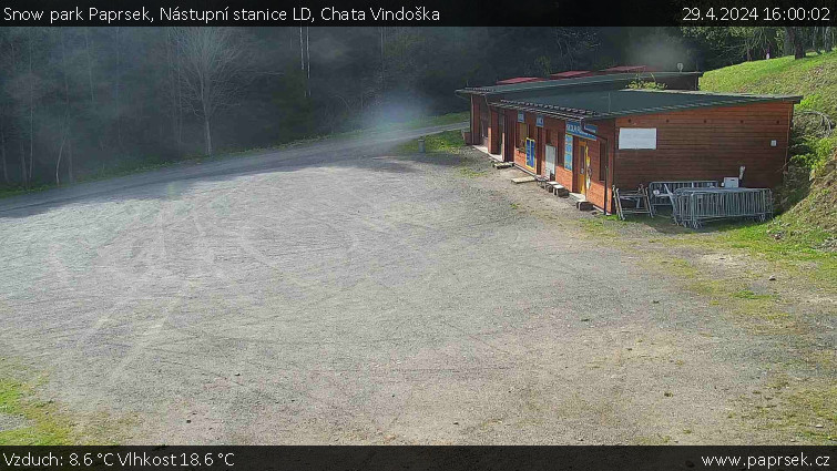 Snow park Paprsek - Nástupní stanice LD, Chata Vindoška - 29.4.2024 v 16:00