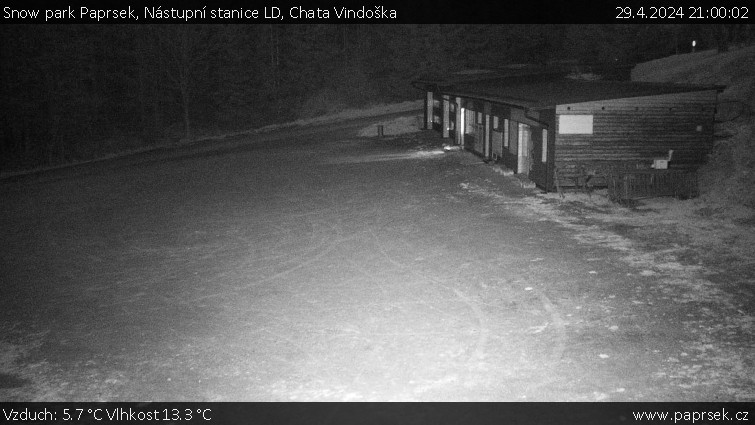 Snow park Paprsek - Nástupní stanice LD, Chata Vindoška - 29.4.2024 v 21:00