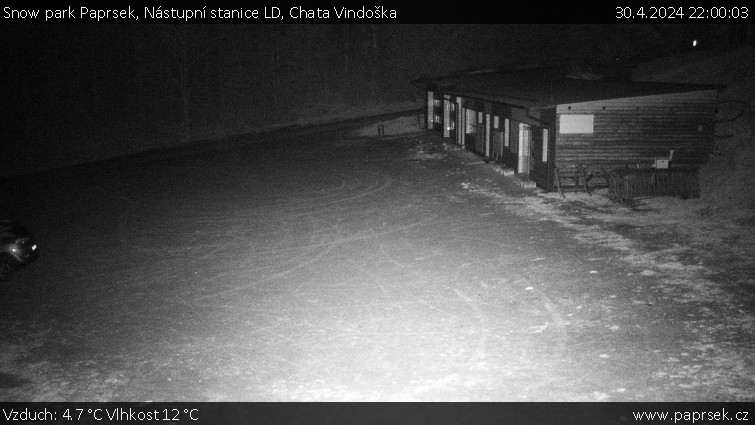 Snow park Paprsek - Nástupní stanice LD, Chata Vindoška - 30.4.2024 v 22:00