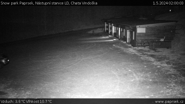 Snow park Paprsek - Nástupní stanice LD, Chata Vindoška - 1.5.2024 v 02:00
