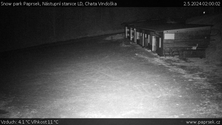 Snow park Paprsek - Nástupní stanice LD, Chata Vindoška - 2.5.2024 v 02:00