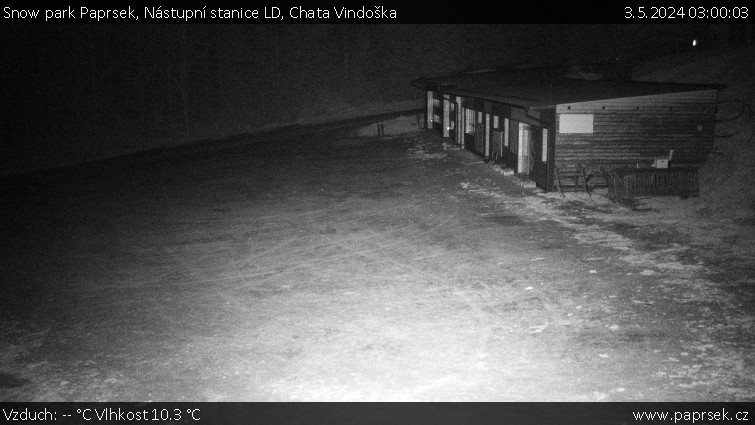 Snow park Paprsek - Nástupní stanice LD, Chata Vindoška - 3.5.2024 v 03:00